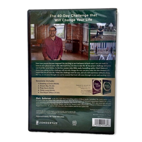 Prayer Challenge DVD Draw the Circle 40-Day Video Study Lent Catholic Gift New - Picture 2 of 3